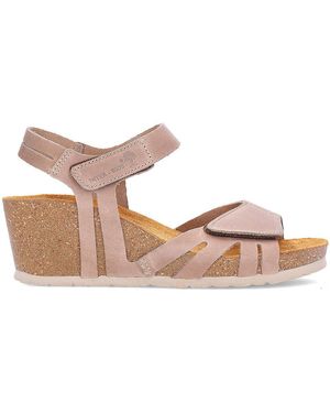 Interbios Sandales Sandales compensées 5634 - Rose