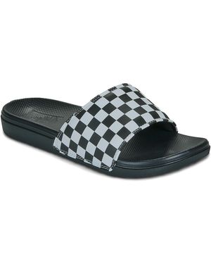 Vans Zehensandalen Mte La Costa Slide-On (Checkerboard) Truwht/Blk - Schwarz