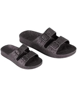 CACATOES Sandales Sandales Plates Femme Carioca - Noir