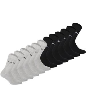 Diadora Chaussettes unisexe Chaussettes Paquet de 12 - Multicolore