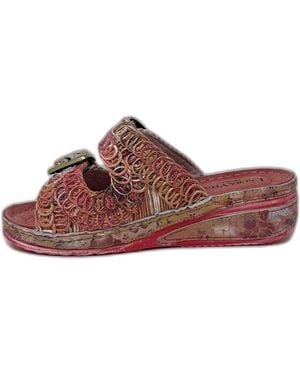 Laura Vita Sandales CHAUSSURES JACDISO 22 - Rouge