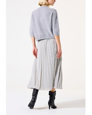 Garcia Pull Cardigan Mist Heather - Gris