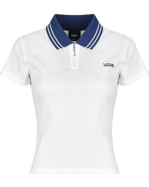 Vans Polo Shirt Korte Mouw Priscilla Polo Ss Top - Wit