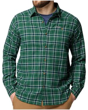 Columbia Chemise Cornell Woods Flannel Long Sleeve Shirt - Vert