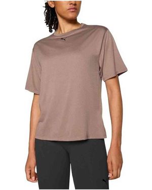 PUMA T-shirt W TAD ESSENTIAL RELA - Violet