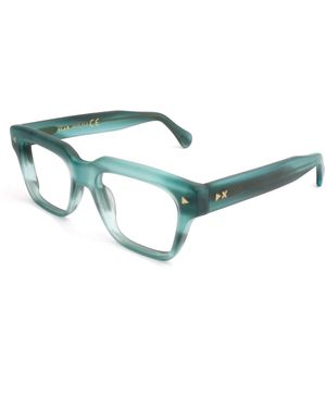 Xlab Lunettes de soleil Couleur du cadre du modèle FIJI : vert rayé Cadres Optique - Bleu