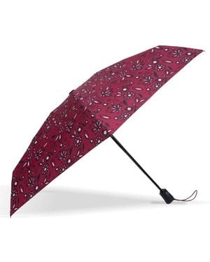 Isotoner Parapluies Parapluie Mini Auto Bandana Bordeaux - Violet