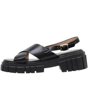 KRACK Sandales compensées MEGANISI - Noir