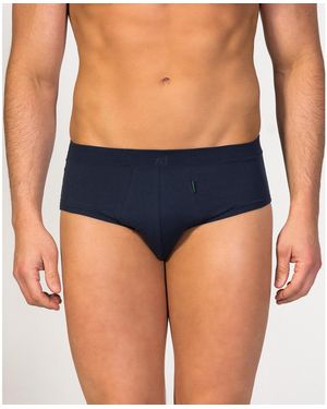 Zd - Zero Defects Slips Slip mini coton égyptien - Bleu