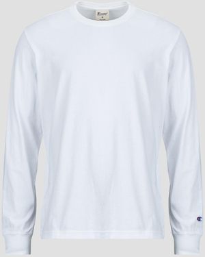 Champion T-Shirt Ls Tee - Blanc