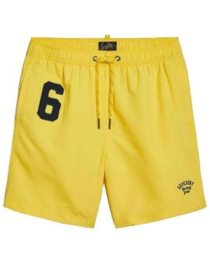 Superdry Short Short de bain Vintage 17'' Jaune