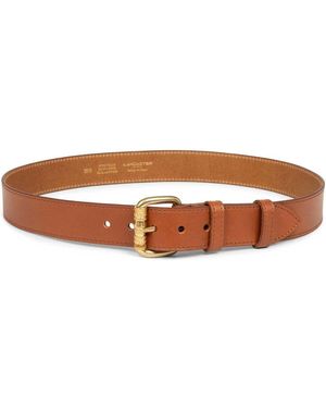 Lancaster Ceinture Ceinture Ceinture Cuir Lisse - Marron