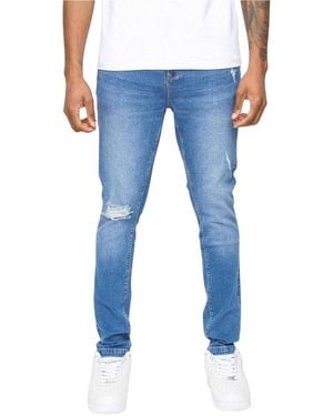 SIKSILK Jeans Roke - Bleu