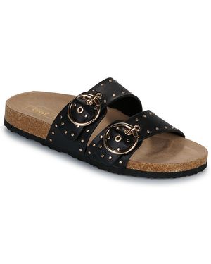 ONLY Sandali Bassi Onlmaxi-15 Pu Studs Buckle Sandal - Nero