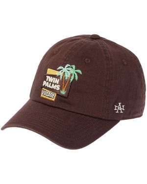 American Needle Casquette SMU674A-TWI BALLPARK - TWINS PALMS-CHOC - Marron