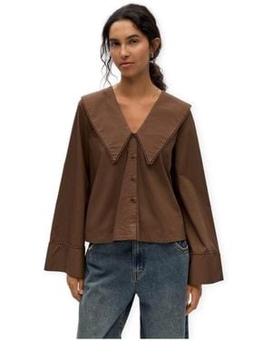 Object Blouses Hope Shirt - Marron