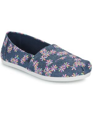 TOMS Slip ons - Bleu
