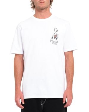 Volcom T-shirt Camiseta de manga corta Lintell Classic - W - Blanc