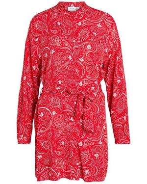 Vila Robe Courte 6285701 - Rouge