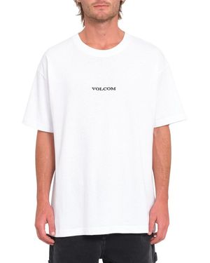 Volcom T-shirt Camiseta de manga corta Stone - Whit - Blanc