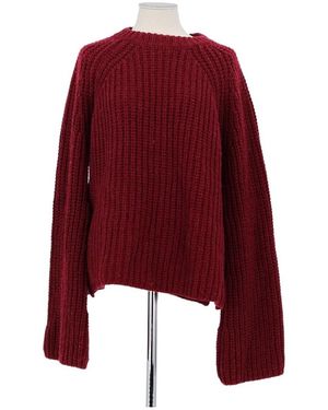 Maje Pull Pull en laine rouge