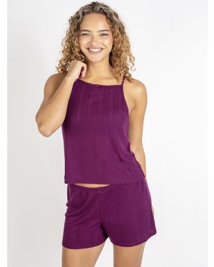 Passionata Ensembles De Pyjama Top Charlie - Violet