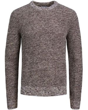 Jack & Jones Pull 12258695 LIAM-CRICKERY - Gris
