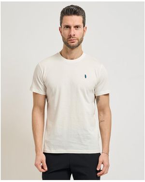 Refrigue T-shirt T-shirt en coton avec logo - Neutre