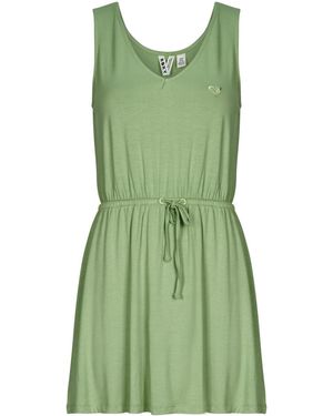 Roxy Korte Jurk Low Tides Dress Solid - Groen