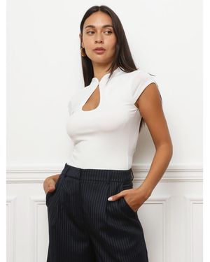 La Modeuse Blouses Tops, T-Shirts Pour Femme - Blanc