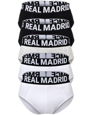 Real Madrid Cf Slips Slip Rm Briefs 5-Pack - Noir