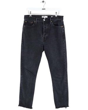 RE/DONE Jeans Jean slim en coton noir - Bleu