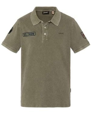 Schott Nyc Polo 8025402 - Vert