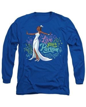 The Princess And The Frog T-shirt Live Your Passion - Bleu