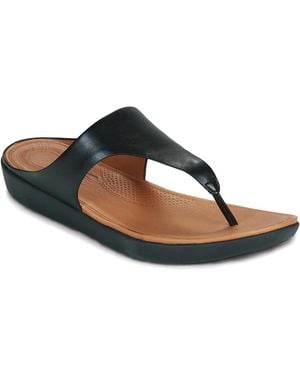 Fitflop Sandalen Met Sleehak Banda Ii Toe-Thong Sandals - Zwart