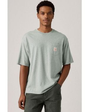 Levi's T-Shirt Tee Shirt Levi's Workwear - Gris