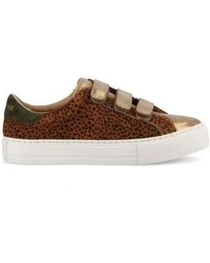 No Name Nette Schoenen Arcade Straps Glow Pony - Bruin
