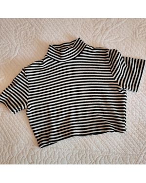 Morgan Blouses Crop top vintage - Métallisé