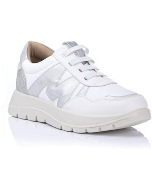 Mysoft Baskets basses Basket en coin - Mousse à mémoire de forme - Blanc