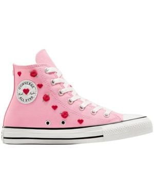 Converse Baskets Baskets Chuck Taylor All Star Low Toile - Rose