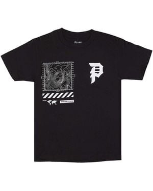 Primitive Skateboarding T-Shirt Mapping Dirty P Tee X Call Of Duty - Noir