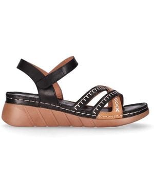 CHIKA10 Sandales RELAX 04 - Noir