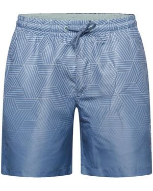 Crosshatch Short Layotta - Bleu