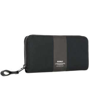 Ecoalf Portefeuille ZIPALF LARGE WALLET - Noir
