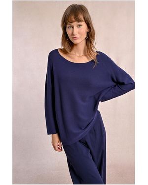 Molly Bracken Pull - LADIES KNITTED SWEATER - Bleu