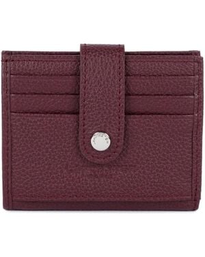 Lancaster Portefeuille Porte Cartes Ref 64642 Bordeaux 10*8,5*1,5 Cm - Violet