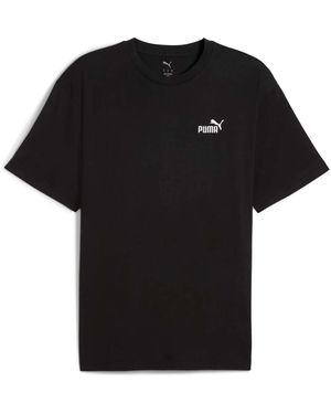 PUMA T-shirt Ess Relaxed Small No. 1 Logo Tee - Noir