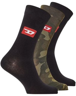 DIESEL Chaussettes Gt52751 - Noir