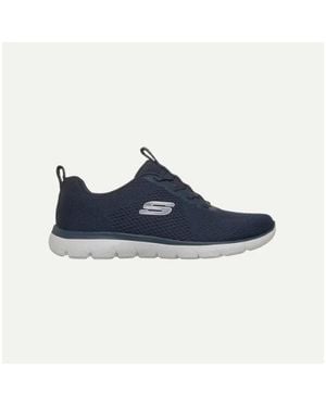 Skechers Baskets BASKET SUMMITS FRESH MARINE - Bleu