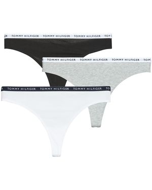 Tommy Hilfiger Perizoma 3P Thong - Nero